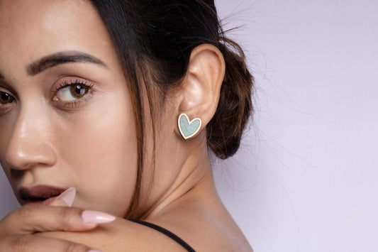 Heart Studs
